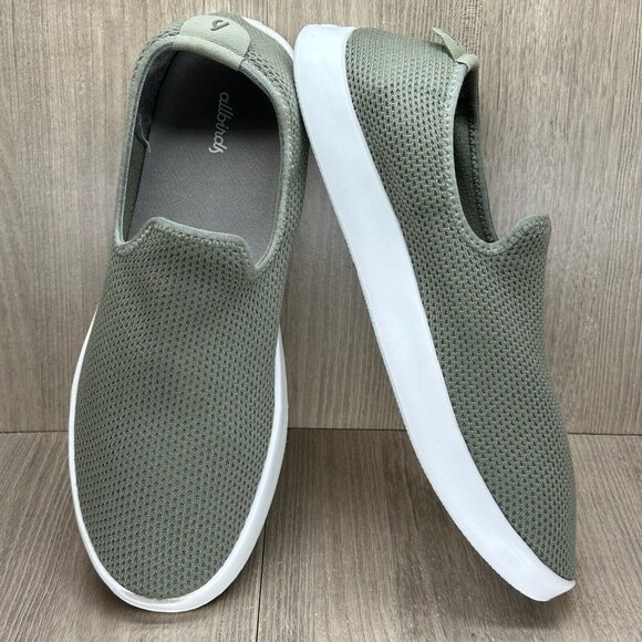 Allbirds Shoes Mens Size 13 Tree Loungers Slip On Sneakers Comfort Gray/Green - Picture 7 of 12
